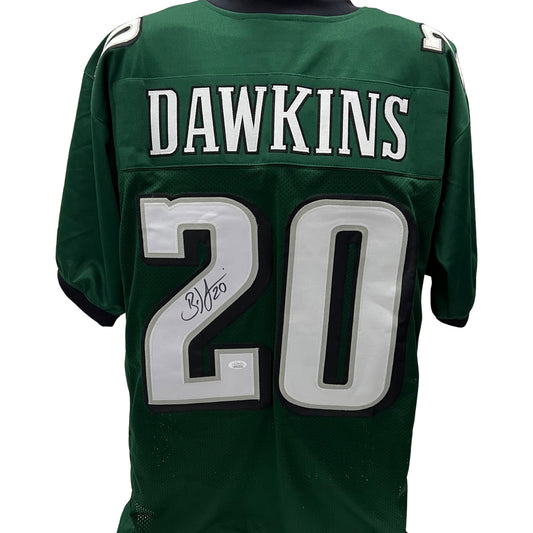 Philadelphia Eagles Autographed Authentic Throwback Brian Dawkins Jersey