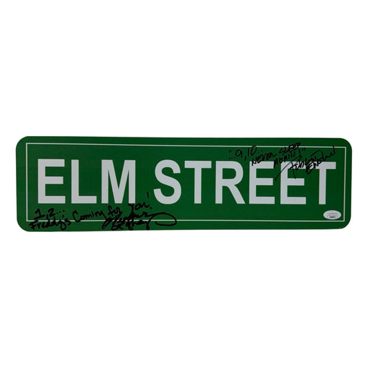 Robert England Autographed Nightmare on Elm Street Sign 1,2 Freddies Coming For You, 9, 10 Never Sleep Again Inscriptions JSA
