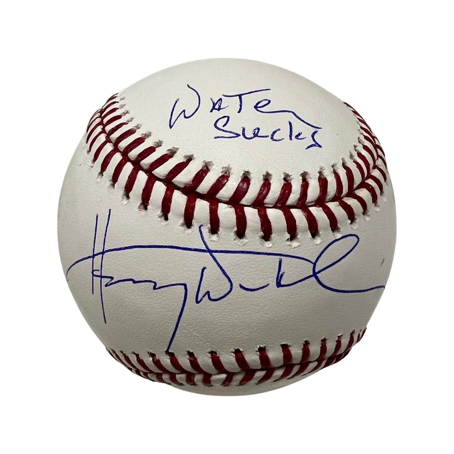 Henry Winkler Autographed OMLB "Water Sucks" Inscription Steiner CX