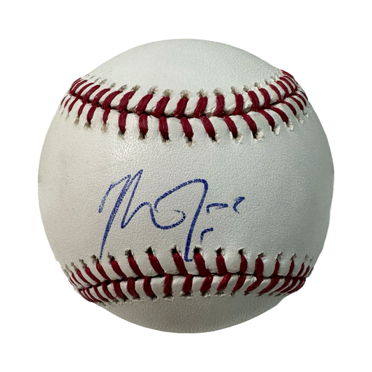 Mike Trout Autographed Los Angeles Angels OMLB Beckett