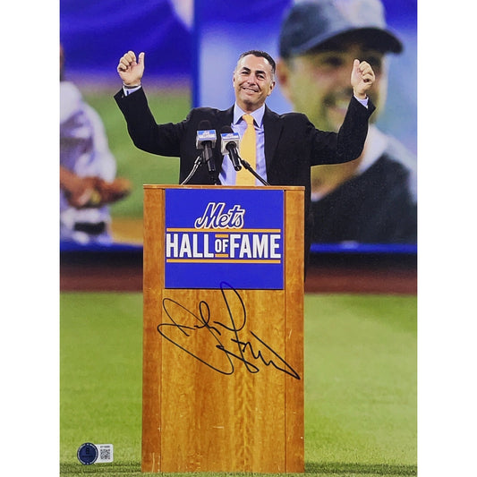 John Franco Autographed New York Mets Signed 11x14 Photo Beckett BAS