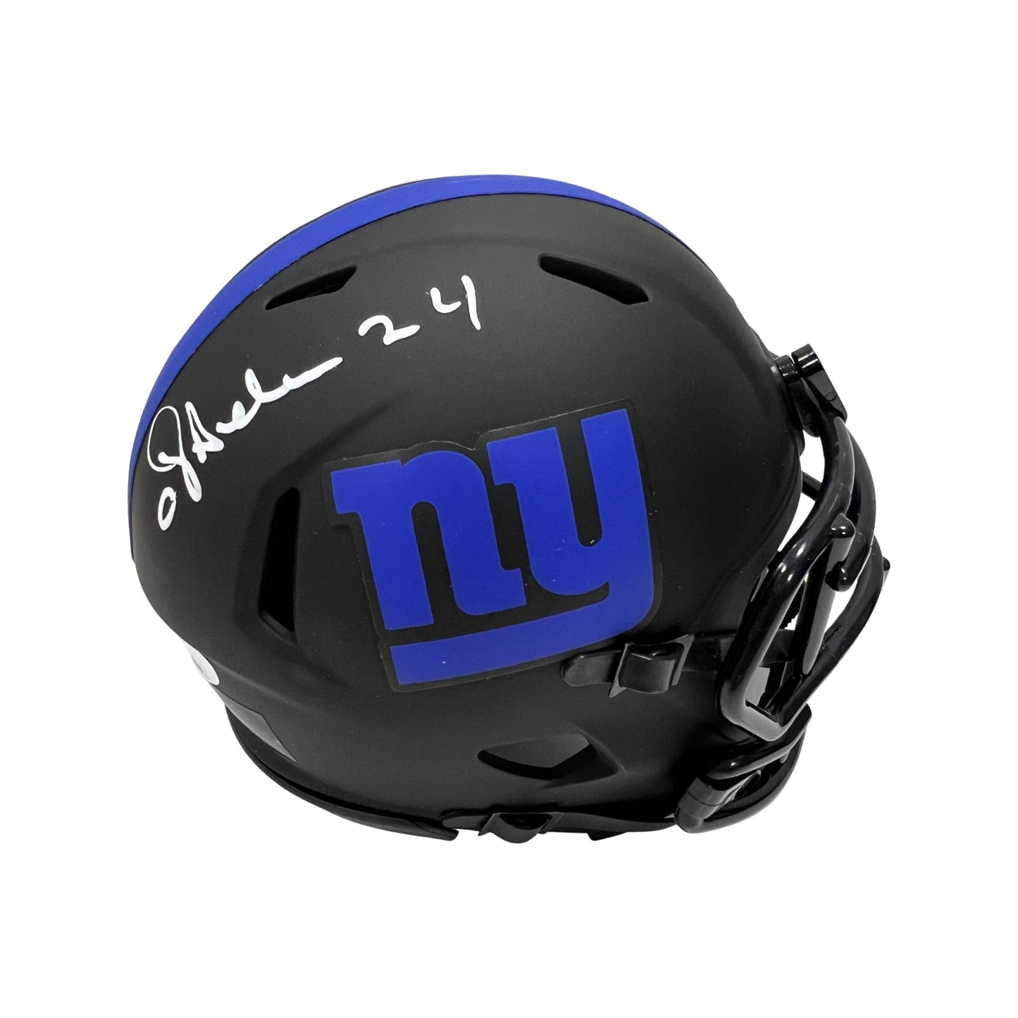 OJ Anderson Autographed New York Giants Eclipse Mini Helmet JSA