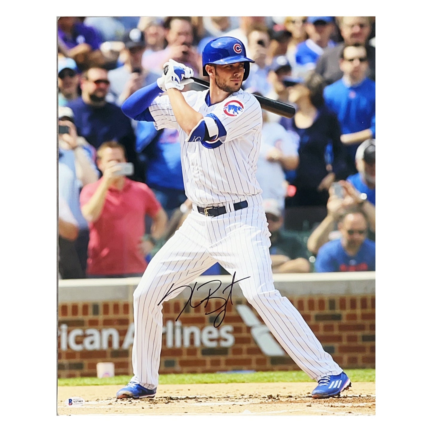 Kris Bryant Autographed Chicago Cubs 16x20 Beckett
