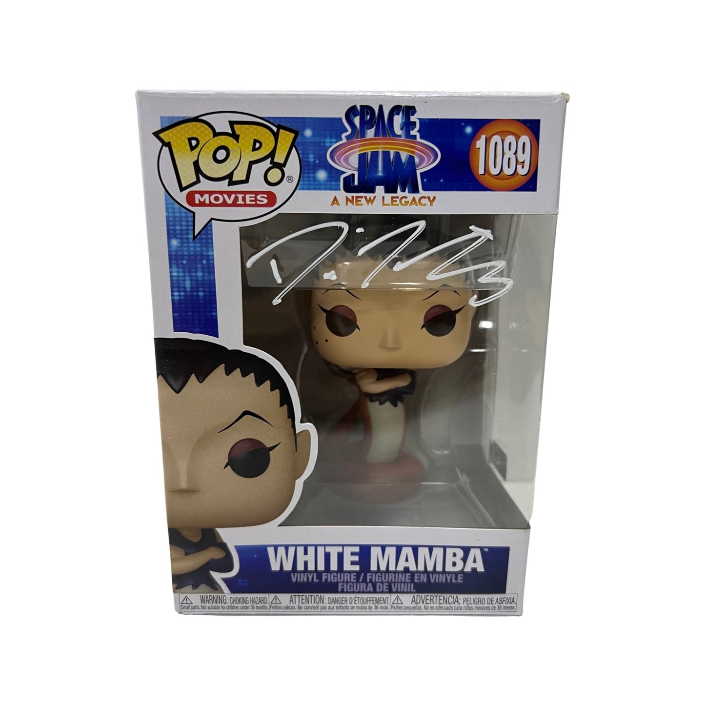 Diana Taurasi Autographed Space Jam White Mamba Funko Pop Steiner CX