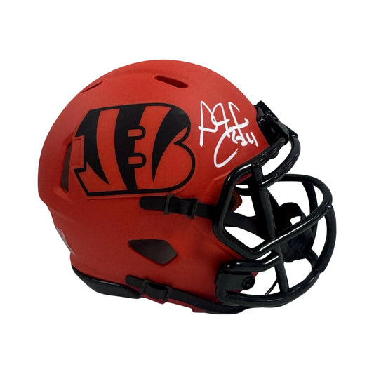 Adam PacMan Jones Autographed Cincinnati Bengals Mini Helmet Rave Collection Beckett BAS
