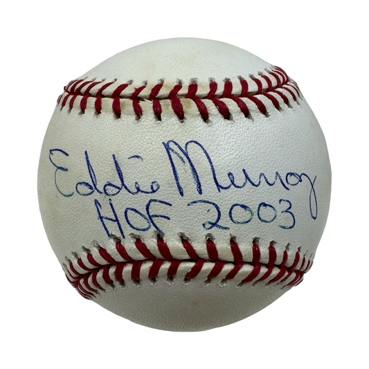 Eddie Murray Autographed Official American League Baseball “HOF 2003” Inscription JSA