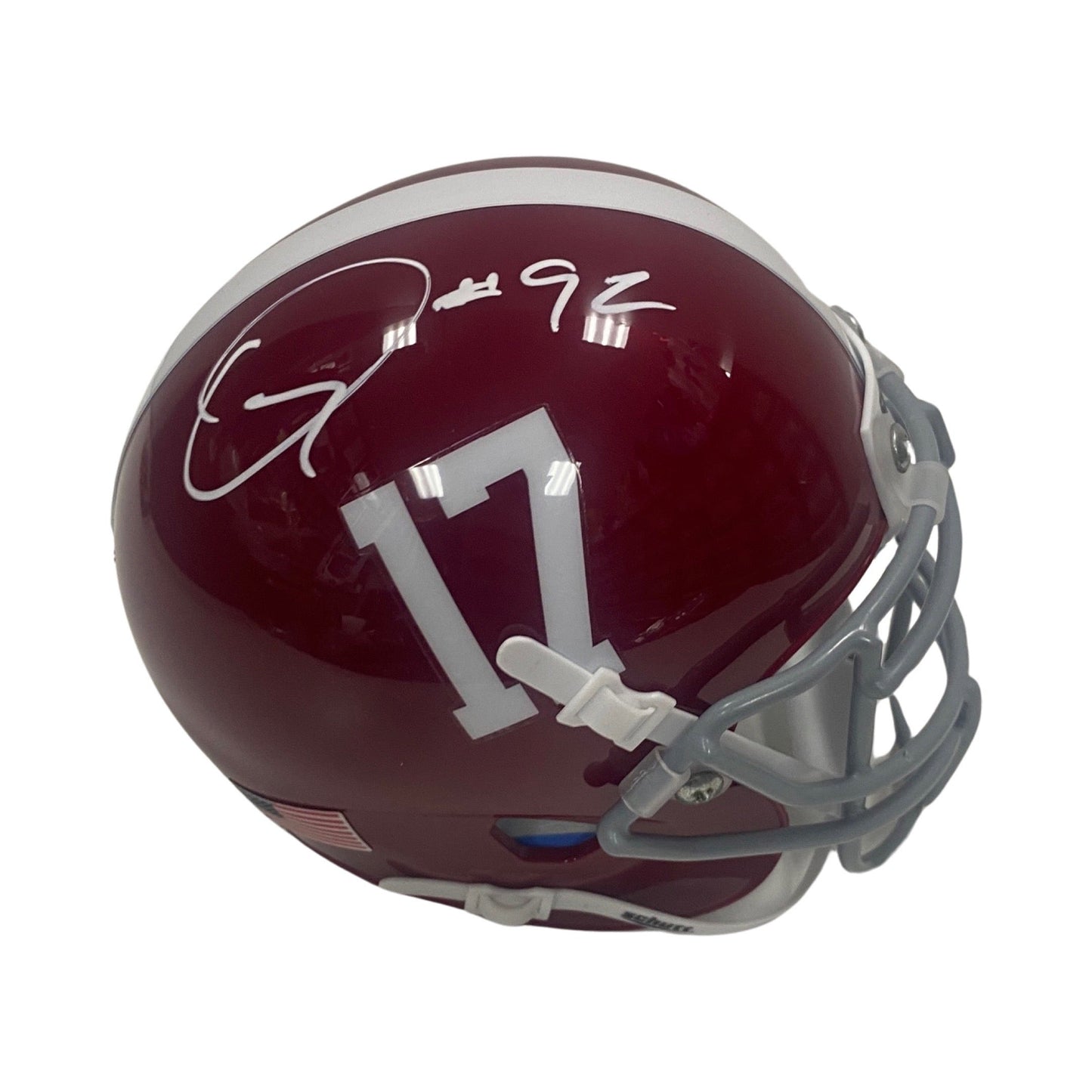 Quinnen Williams Autographed Alabama Crimson Tide Mini Helmet Steiner CX