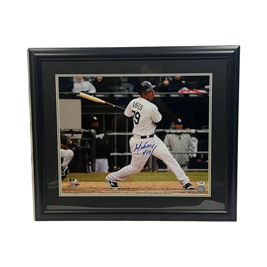 Jose Abreu Autographed Chicago White Sox Framed 16x20 PSA