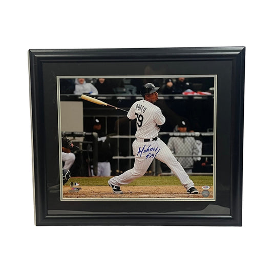 Jose Abreu Autographed Chicago White Sox Framed 16x20 PSA