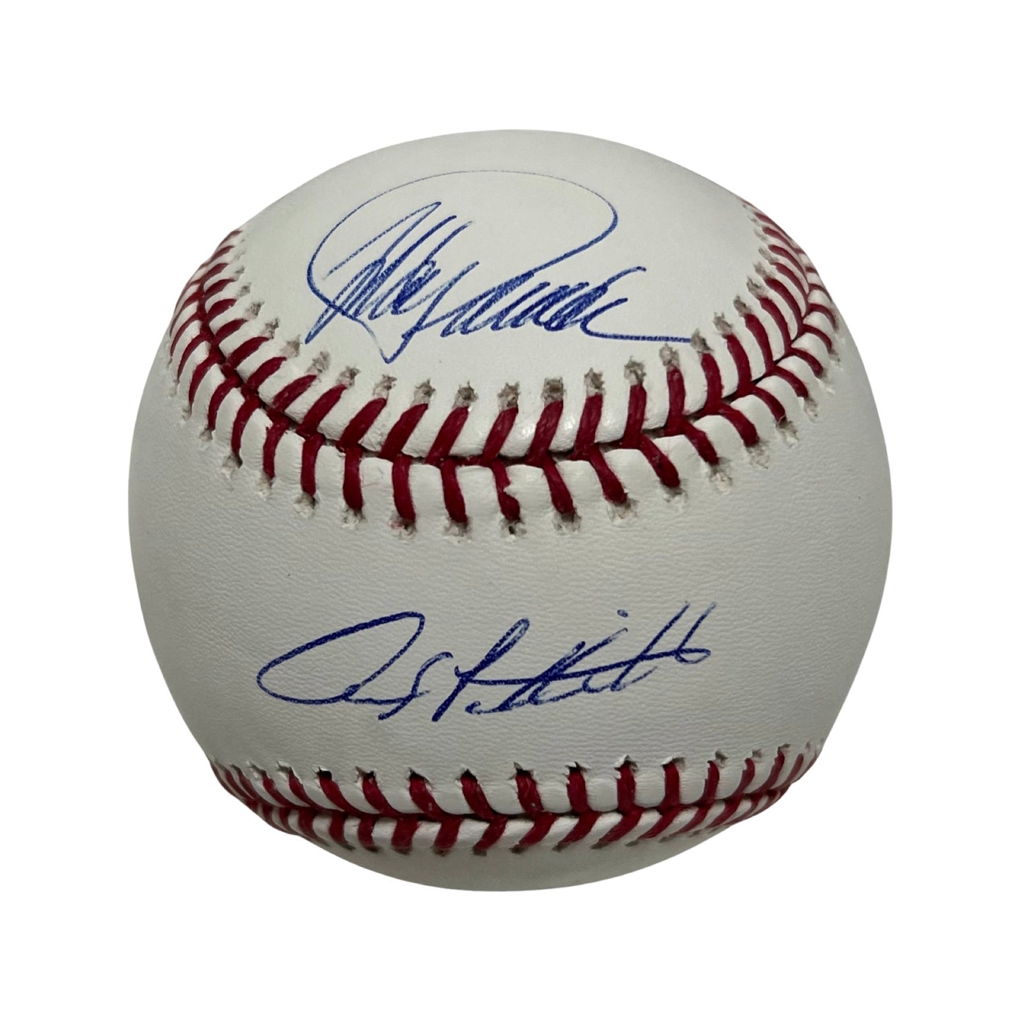 Jorge Posada & Andy Pettitte Autographed New York Yankees OMLB JSA/Fanatics