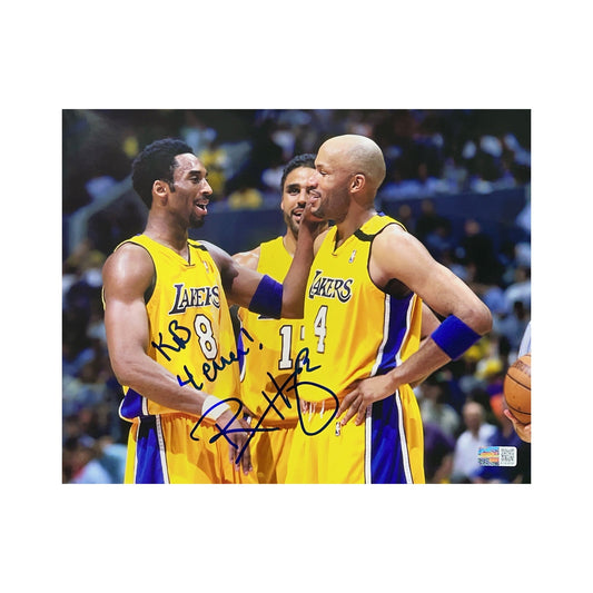 Ron Harper Autographed Los Angeles Lakers Kobe 8x10 KB 4 Ever! Inscription Steiner CX