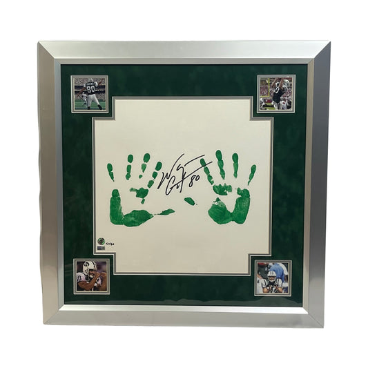Wayne Chrebet Autographed New York Jets Framed Handprint Handprints LE/80 Steiner CX