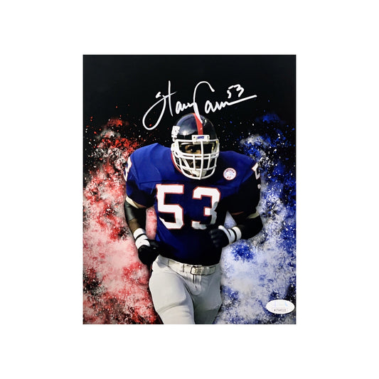 Harry Carson Autographed New York Giants Edit 8x10 JSA