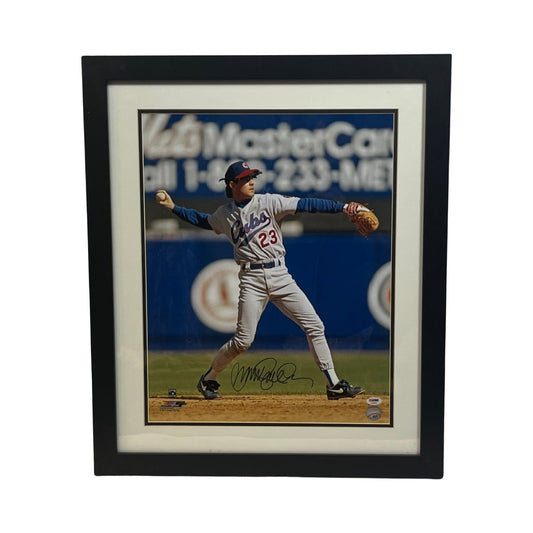 Ryne Sandberg Autographed Chicago Cubs Framed 16x20 PSA