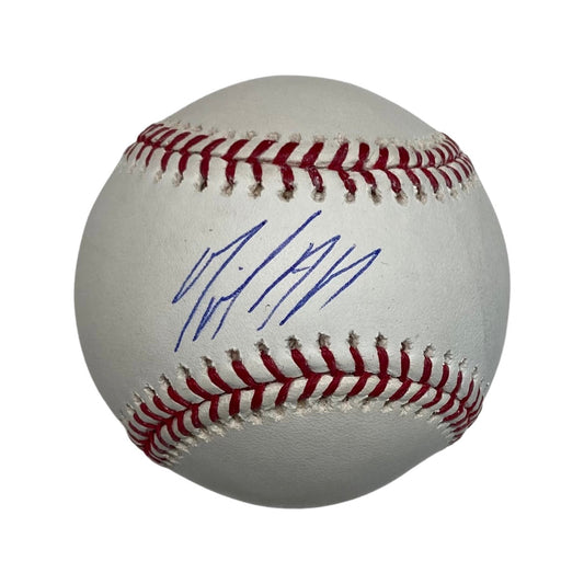 Miguel Andujar Autographed New York Yankees OMLB Steiner