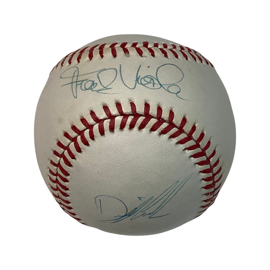 Doc Gooden & Frank Viola Autographed New York Mets National League Baseball JSA