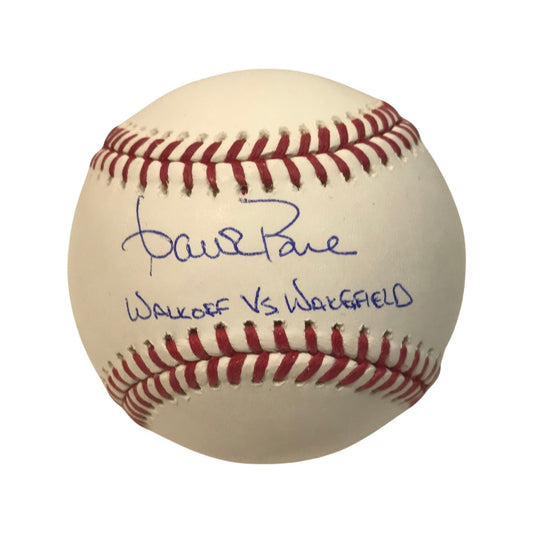 Aaron Boone Autographed New York Yankees OMLB Walkoff vs Wakefield Inscription Steiner CX