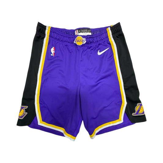 JR Smith Los Angeles Lakers 2020 NBA Finals Game Used Shorts Purple