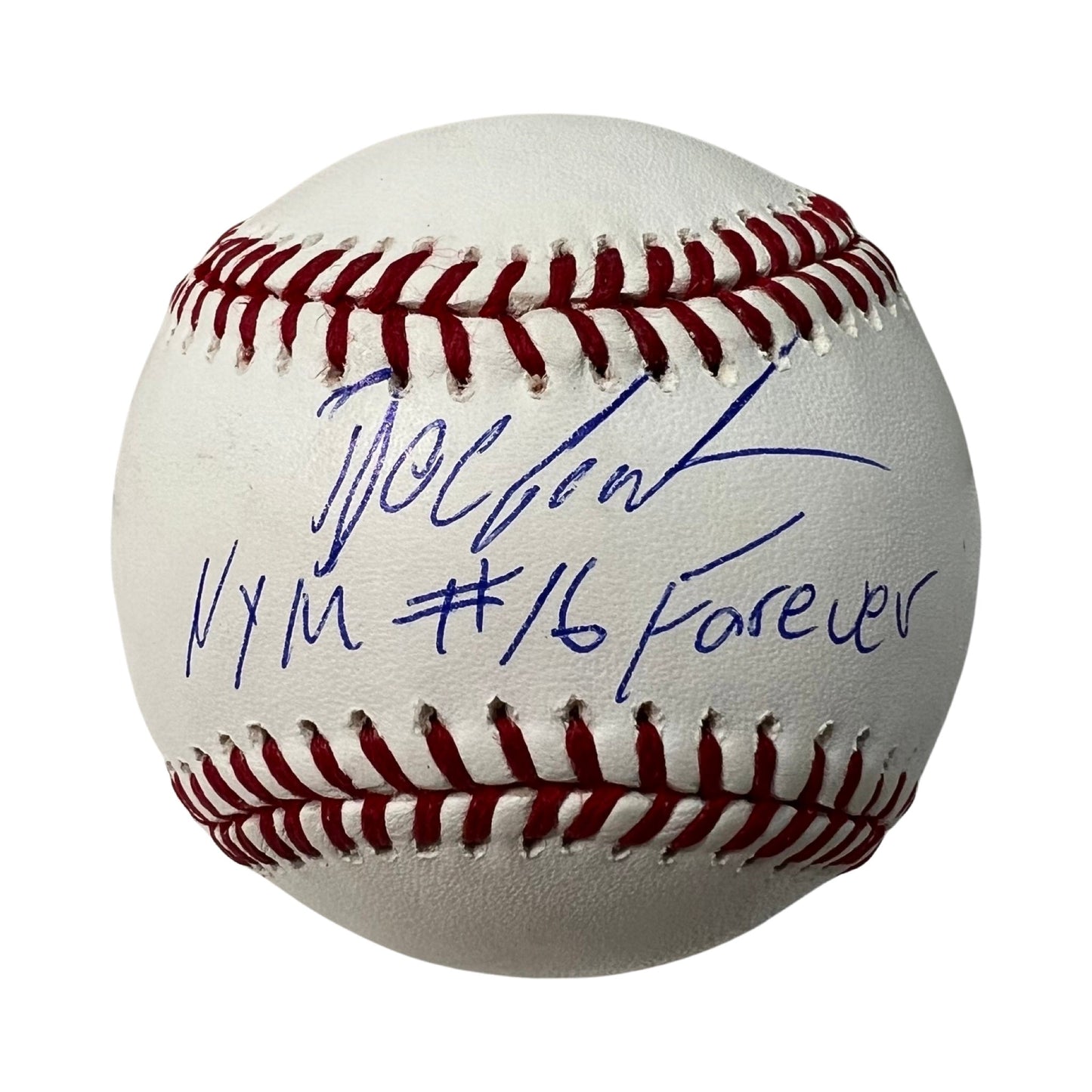 Doc Gooden Autographed New York Mets OMLB NYM #16 Forever Inscription Steiner CX