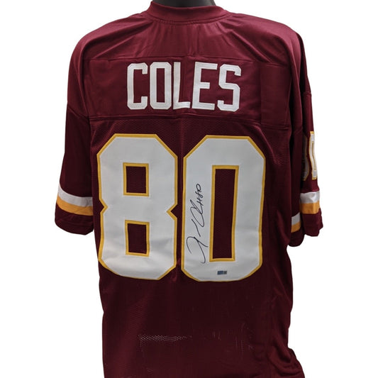 Laveranues Coles Autographed Washington Redskins Maroon Jersey Steiner CX