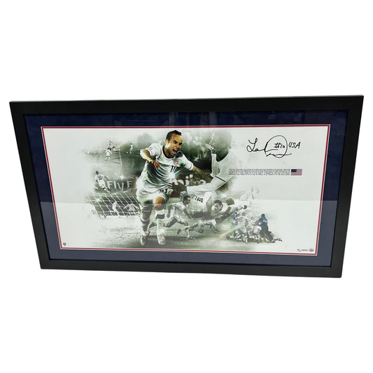 Landon Donovan Autographed Framed USA Soccer 22x40 LE/110 Upper Deck