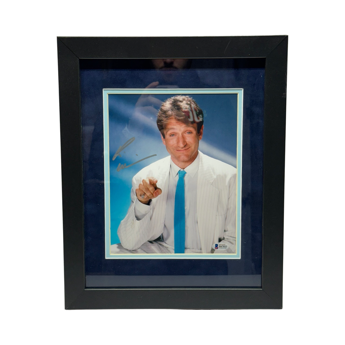Robin Williams Autographed 8x10 Beckett - Framed