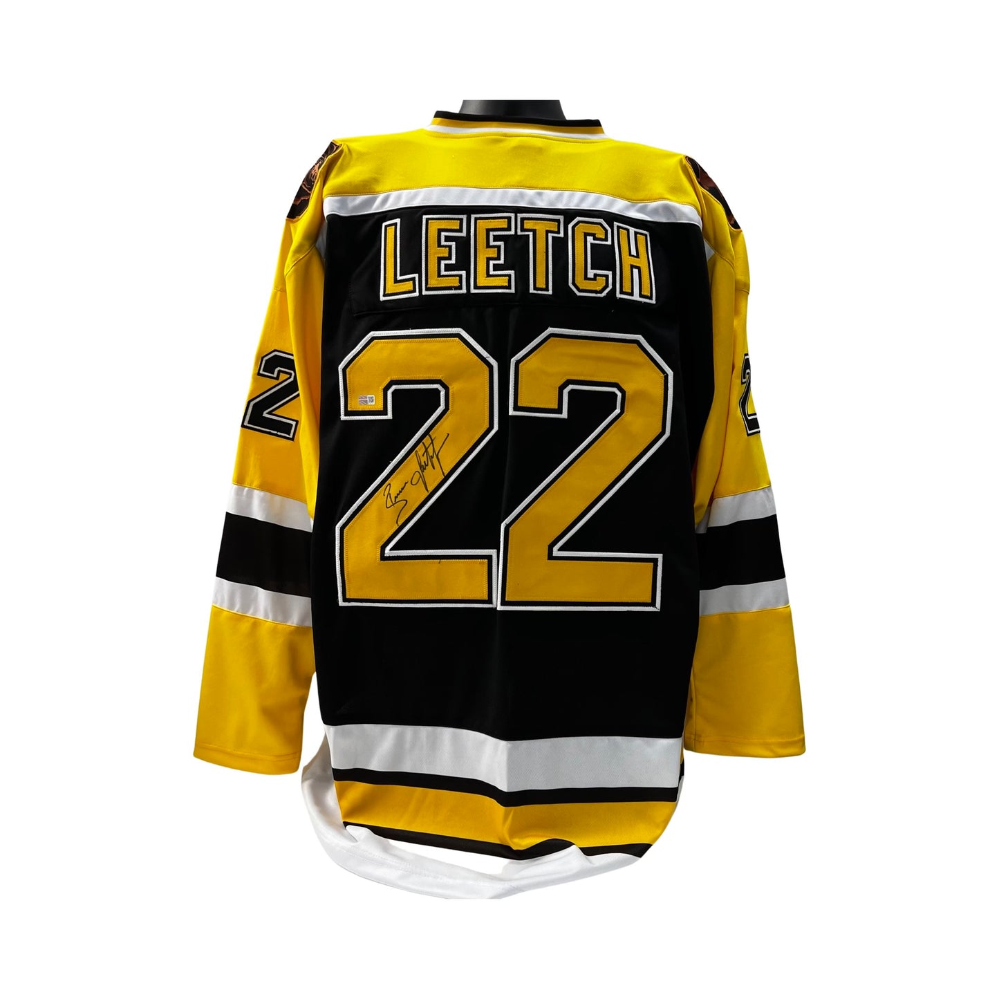 Brian Leetch Autographed Boston Bruins Black Jersey Steiner CX