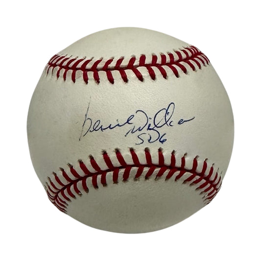 Bernie Williams Autographed New York Yankees 1996 World Series Sweet Spot Logo Baseball JSA