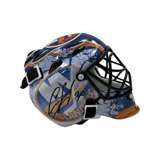 Ilya Sorokin Autographed New York Islanders Mini Goalie Mask Beckett