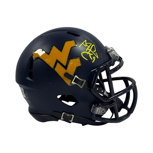 Adam PacMan Jones Autographed West Virginia Mini Helmet Beckett BAS