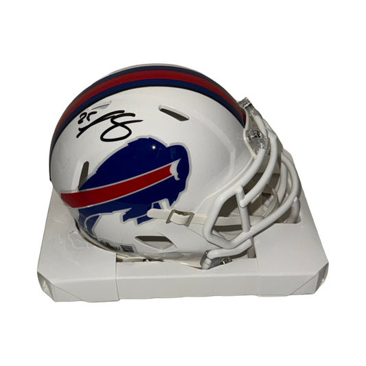Lesean McCoy Autographed Buffalo Bills Speed Mini Helmet Beckett BAS