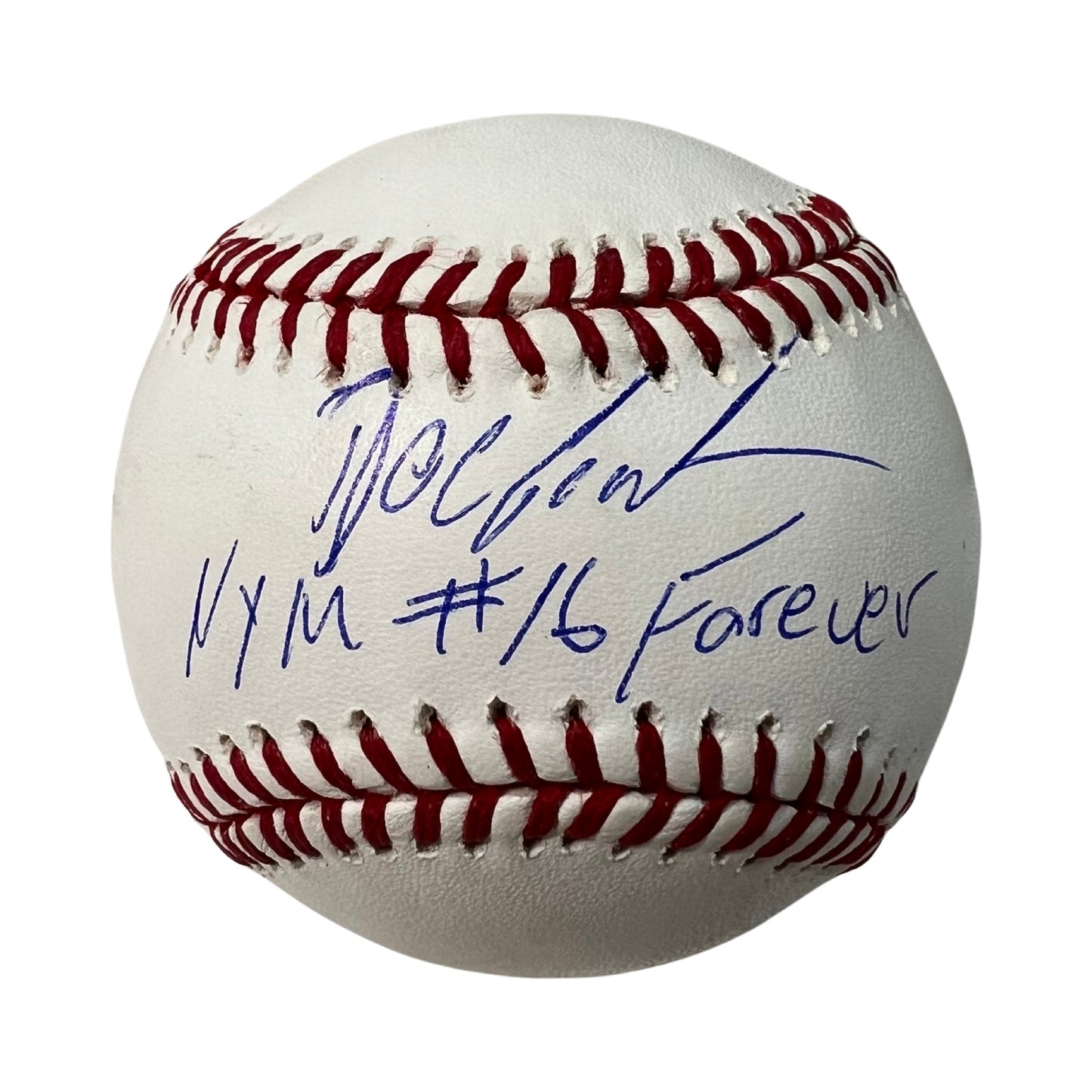 Doc Gooden Autographed New York Mets OMLB “NYM #16 Forever” Inscription Steiner CX