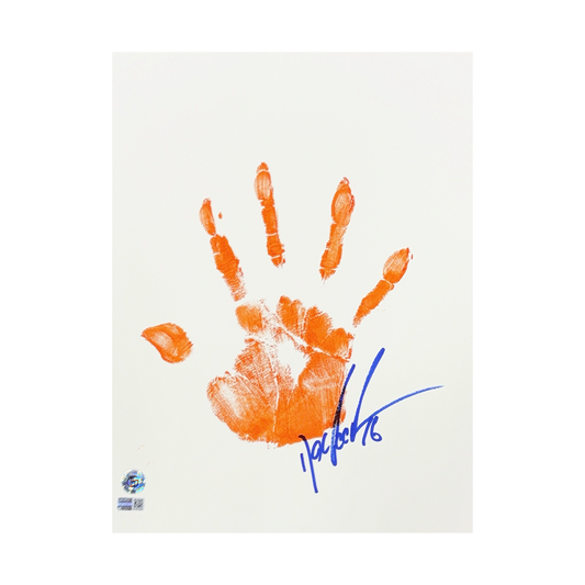 Doc Gooden Autographed New York Mets 11x14 w/ Orange Handprint #16 Steiner CX