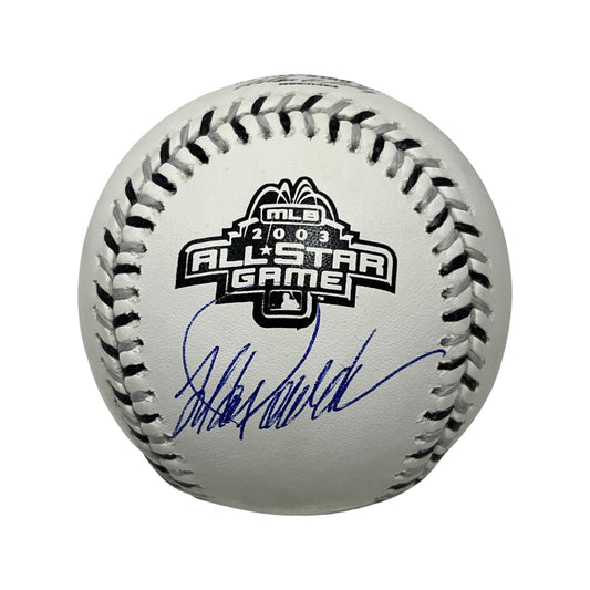 Jorge Posada Autographed New York Yankees 2003 All Star Game Logo Baseball JSA