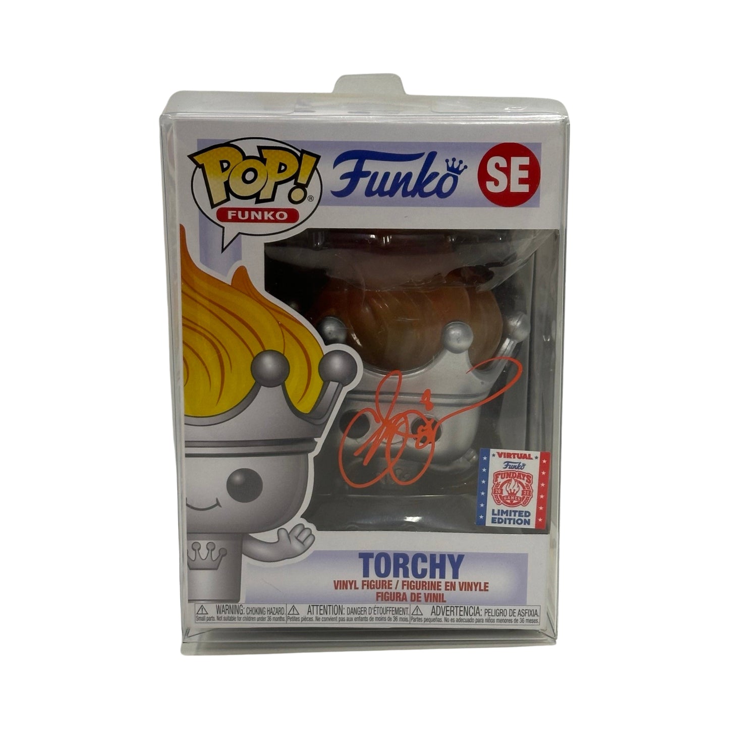 Cat Osterman Autographed Funko POP Torchy JSA