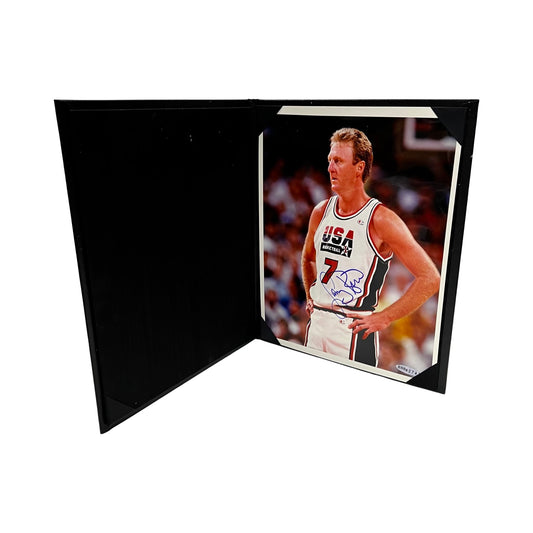 Larry Bird Autographed USA Basketball Dream Team 8x10 Upper Deck