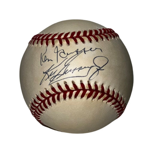 Ken Griffey SR. & Ken Griffey JR. Autographed Seattle Mariners AL OMLB JSA
