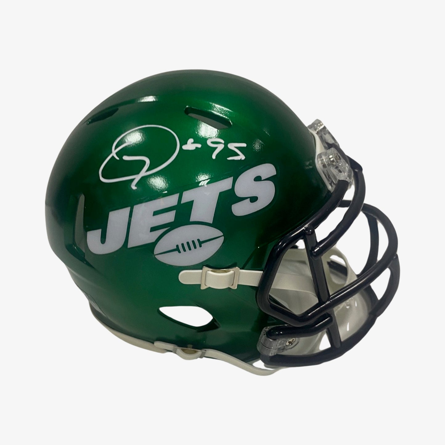 Quinnen Williams Autographed New York Jets Speed Mini Helmet Steiner CX