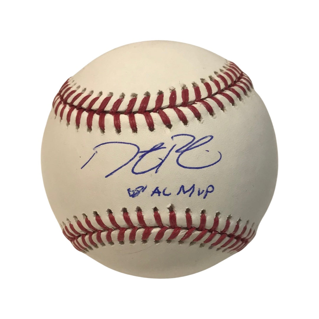 Dustin Pedroia Autographed Boston Red Sox OMLB 08 AL MVP Inscription Steiner CX