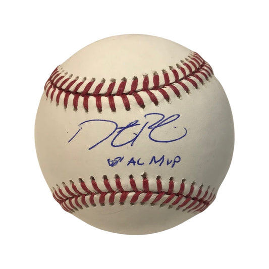 Dustin Pedroia Autographed Boston Red Sox OMLB “08 AL MVP” Inscription Steiner CX