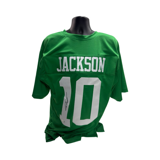 Desean Jackson Autographed Philadelphia Eagles Kelly Green Jersey Beckett BAS