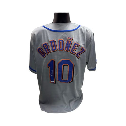 Rey Ordonez Autographed New York Mets Grey Jersey JSA