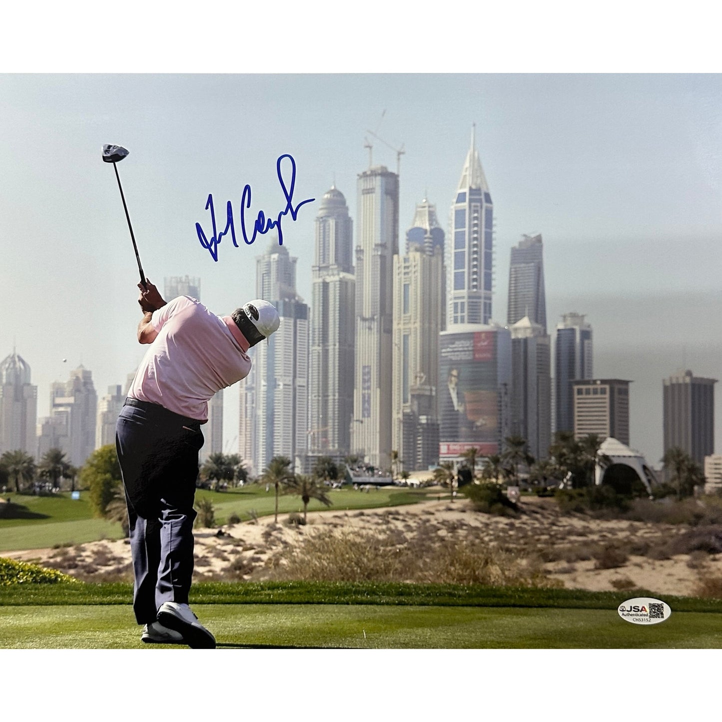 Fred Couples Autographed Swinging Back 11x14 JSA