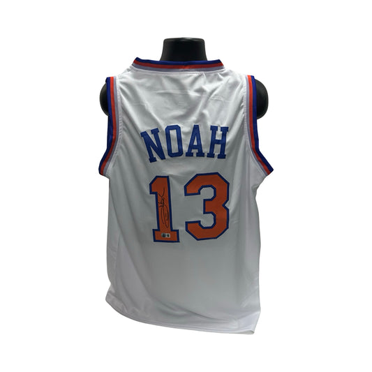 Joakim Noah Autographed New York Knicks White Jersey Beckett