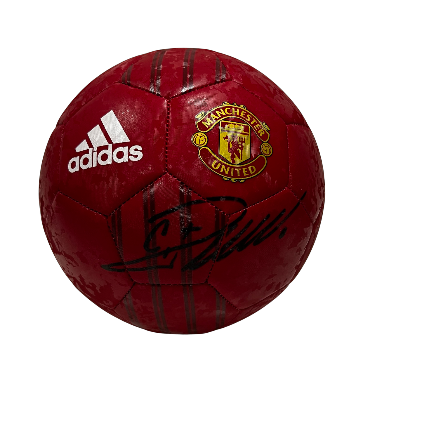 Cristiano Ronaldo Autographed Manchester United Adidas Soccer Ball Beckett