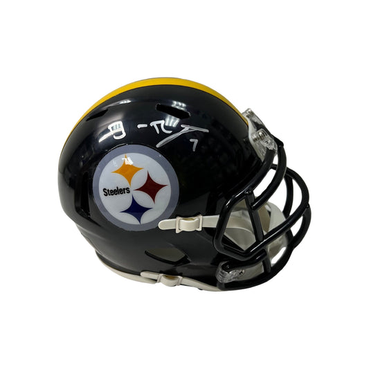 Ben Roethlisberger Autographed Pittsburgh Steelers Speed Mini Helmet Fanatics