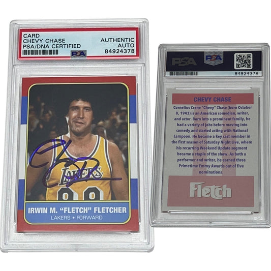 Chevy Chase Fletch Autographed Card PSA Auto Authentic