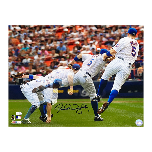 David Wright Autographed New York Mets Exposure 16x20 MLB