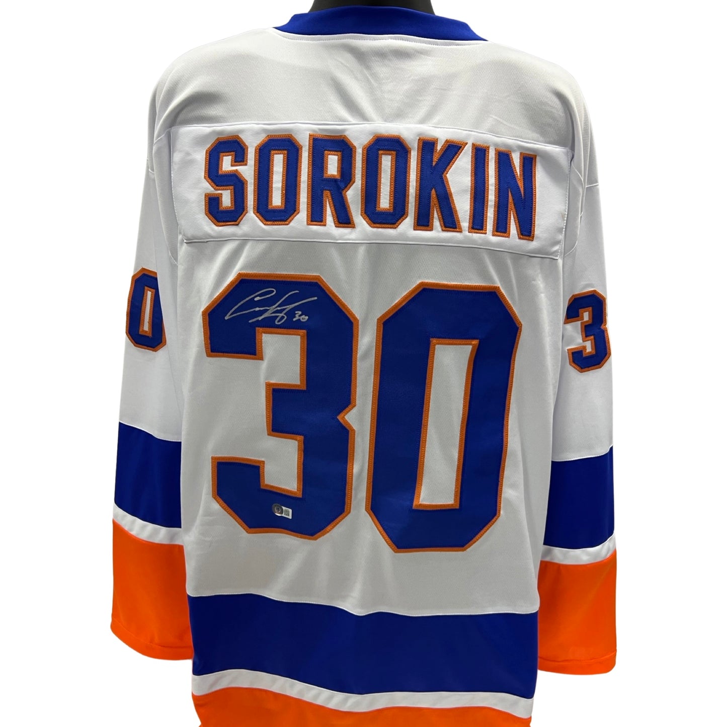 Ilya Sorokin Autographed New York Islanders White Jersey Beckett