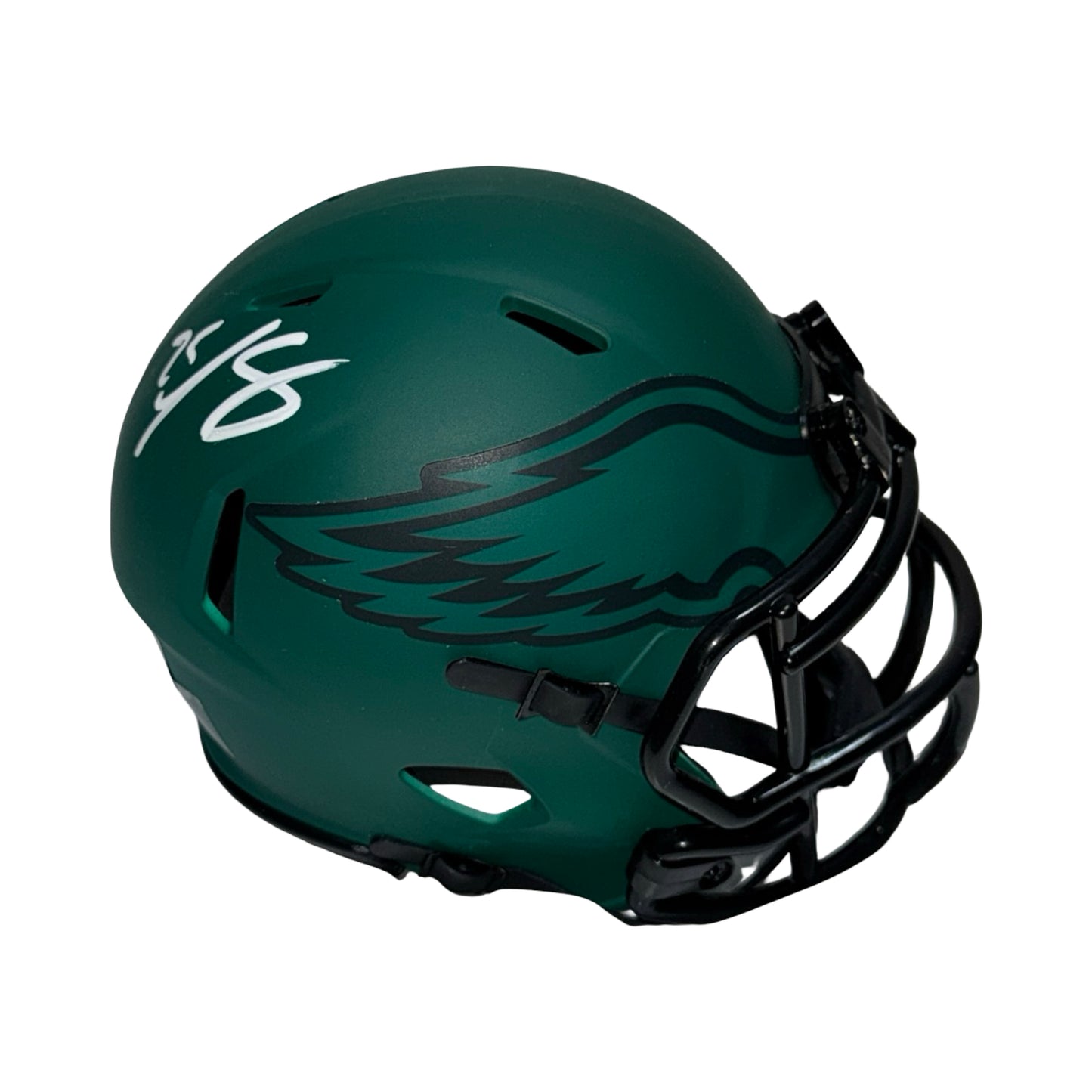 Lesean McCoy Autographed Philadelphia Eagles Rave Mini Helmet Beckett BAS
